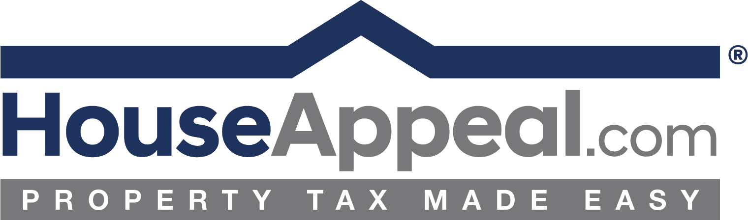 HouseAppeal logo with property tax slogan.